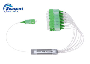 uniformità eccellente di Manica del mini di fibra ottica 1x12 separatore dello SpA con il connettore di SC/APC