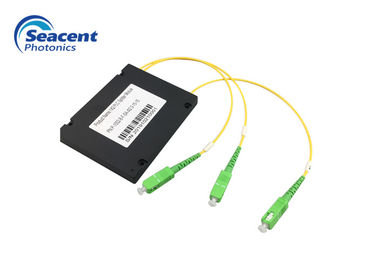 Separatore ottico 2.00mm del Plc del separatore 1x2 dello SpA della cassetta di singolo modo
