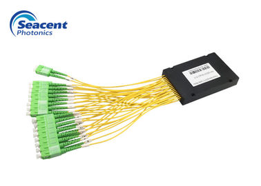 Separatore ottico basso 2x32 del separatore 2.00mm del Plc del contenitore di ABS di perdita di inserzione