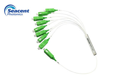 Separatore di fibra ottica basso dello SpA di perdita di inserzione, separatore d'acciaio del Plc della metropolitana 1x8