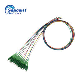 Treccia bassa di Lc APC di perdita di inserzione, treccia del fascio di 12 colori in fibre ottiche