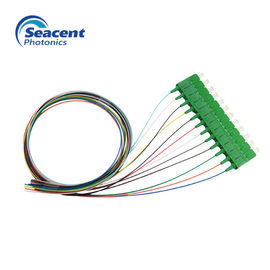 Fascio 0.5m di colore delle trecce 12 della fibra dello Sc APC per il sistema di percezione di fibra ottica