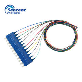 Polacco a fibra ottica di UPC della treccia dello Sc del fascio di 12 colori 2.0m 3.0mm con il rivestimento di PVC