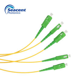 Polacco di fibra ottica semplice del connettore APC/UPC della treccia FC/SC/LC/ST di singolo modo
