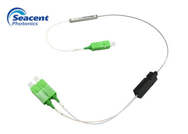 Fibra a fibra ottica del separatore 1x2 dello SpA di alta stabilità al tipo domestico del ramo