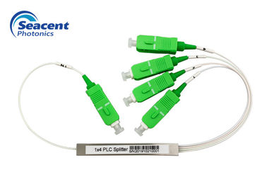 Mini tipo separatore a fibra ottica del Plc di 1x4 con perdita di inserzione bassa del connettore di SC/APC