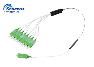 Separatore a fibra ottica ceramico dello SpA del connettore 1x8 di protezione dell'ambiente