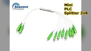 Mini Modulo Splitter Fibra Ottica 2x8 SC/APC